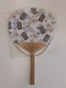 Ventaglio Uchiwa "Maneki Neko"