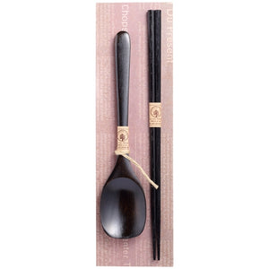 Set Spoon & Chopstick Black