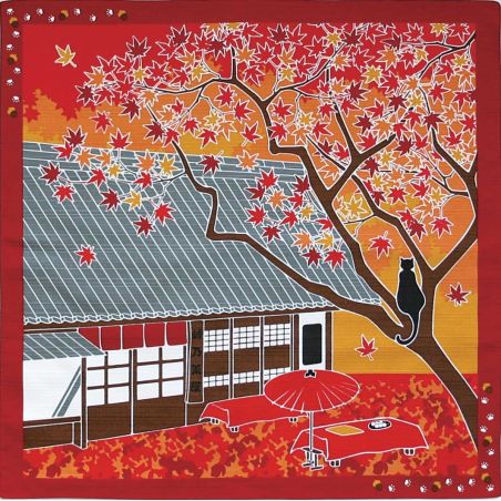 Furoshiki "Japanese Autumn"