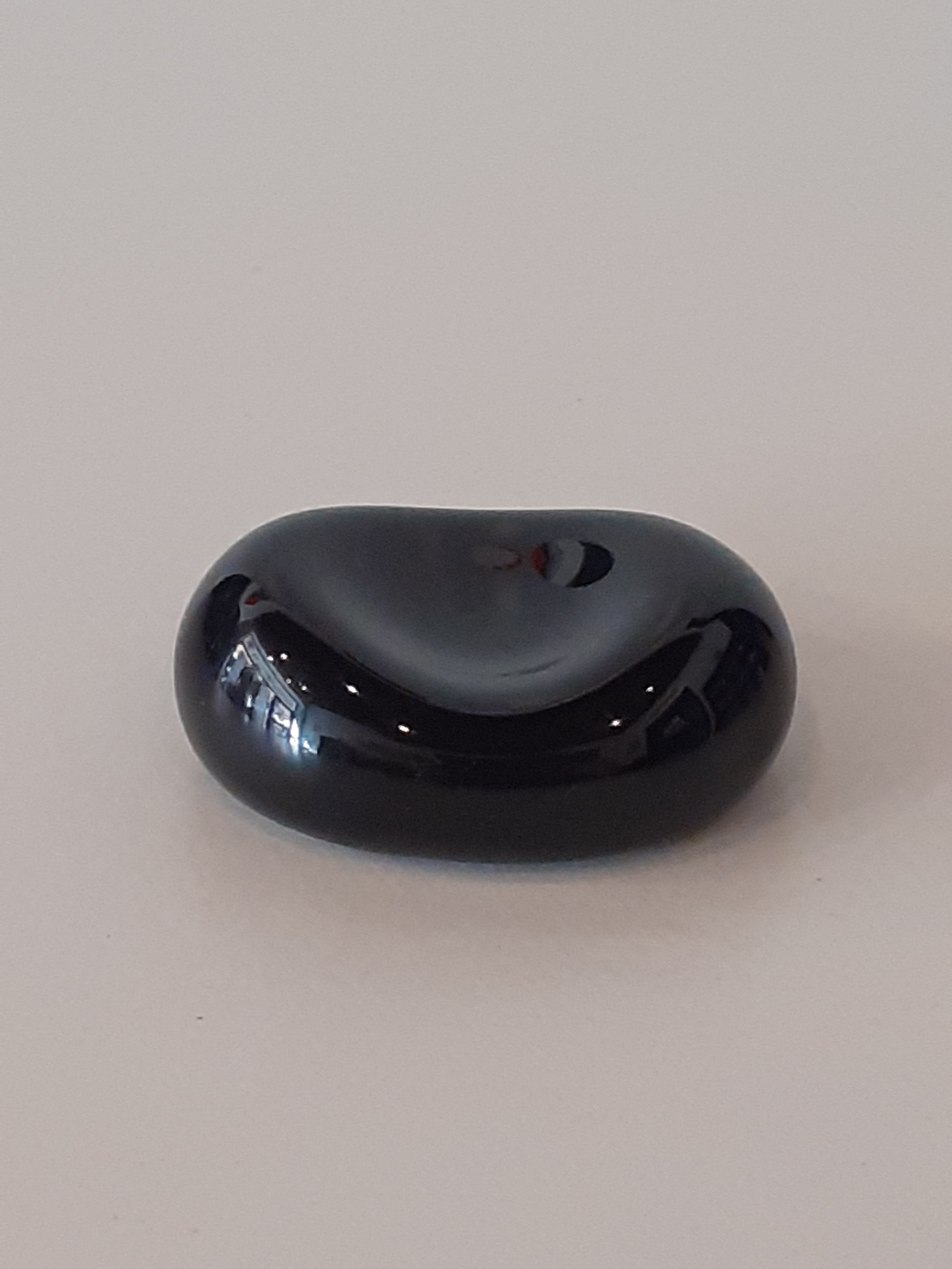 Poggiabacchette in ceramica Nero