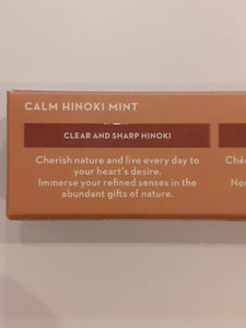 Incenso "Calm Hinoki Mint" Scentsual
