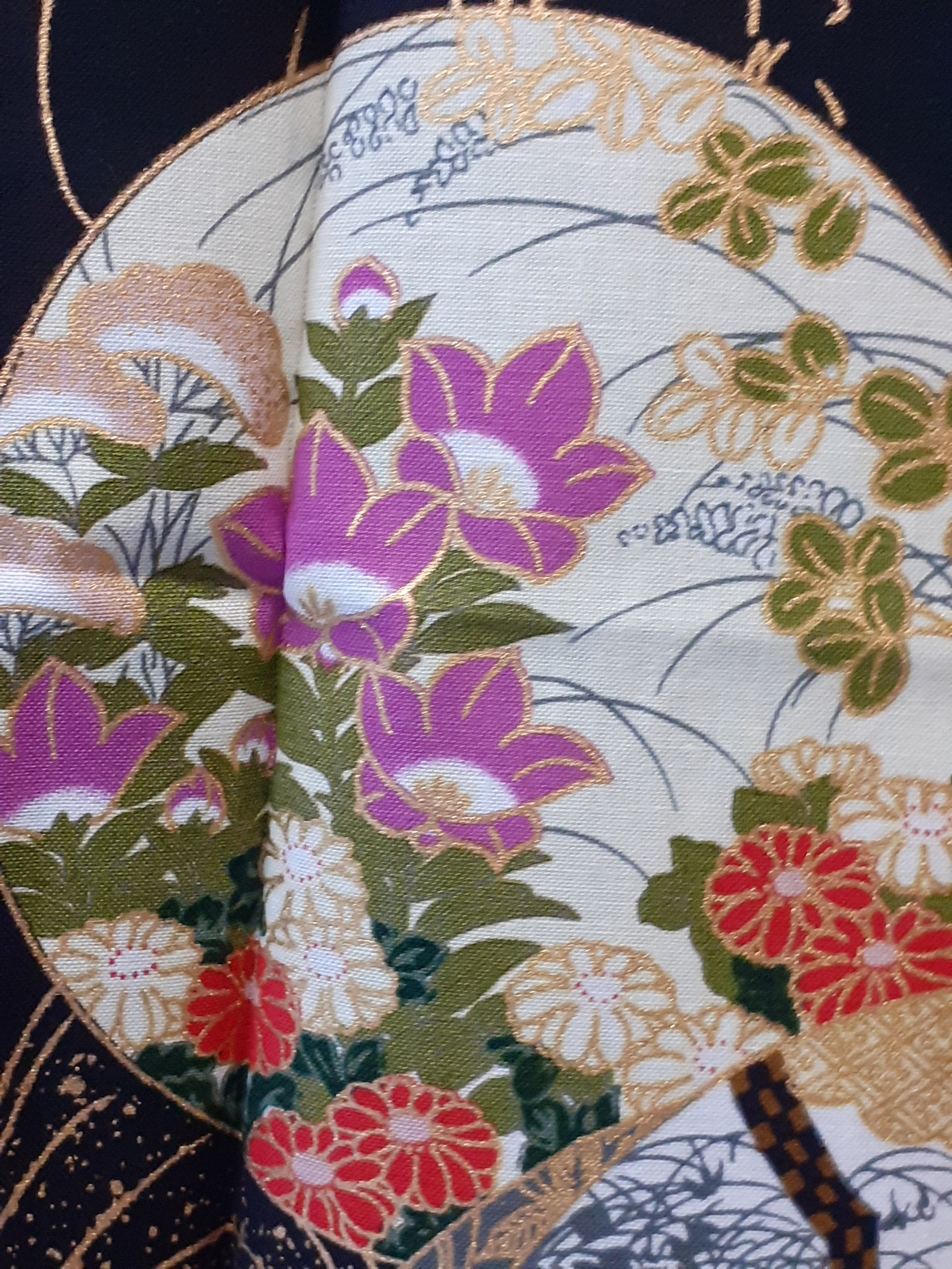 Kimono "Japanese Pictures Black"