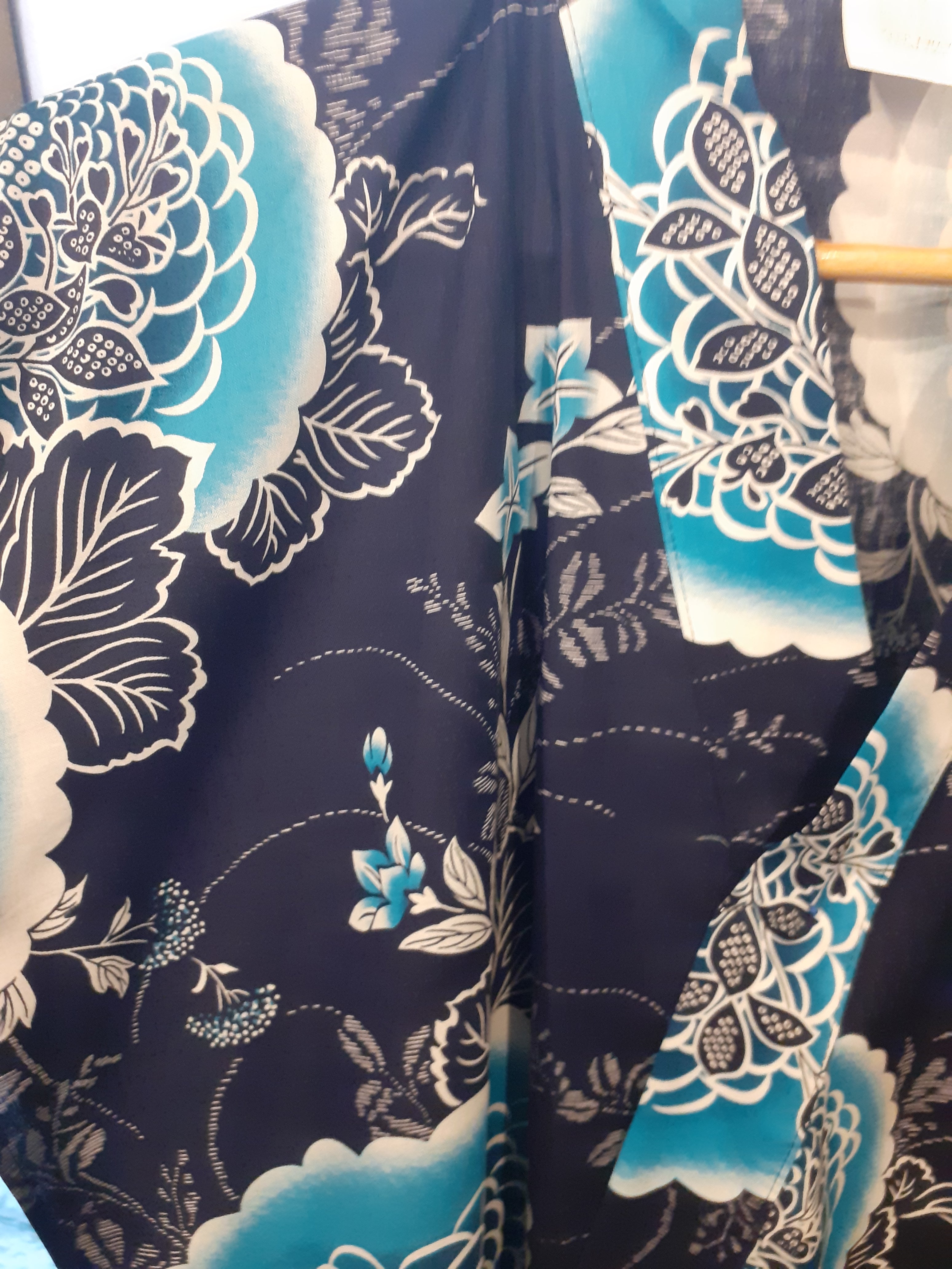 Kimono Blue Flowers