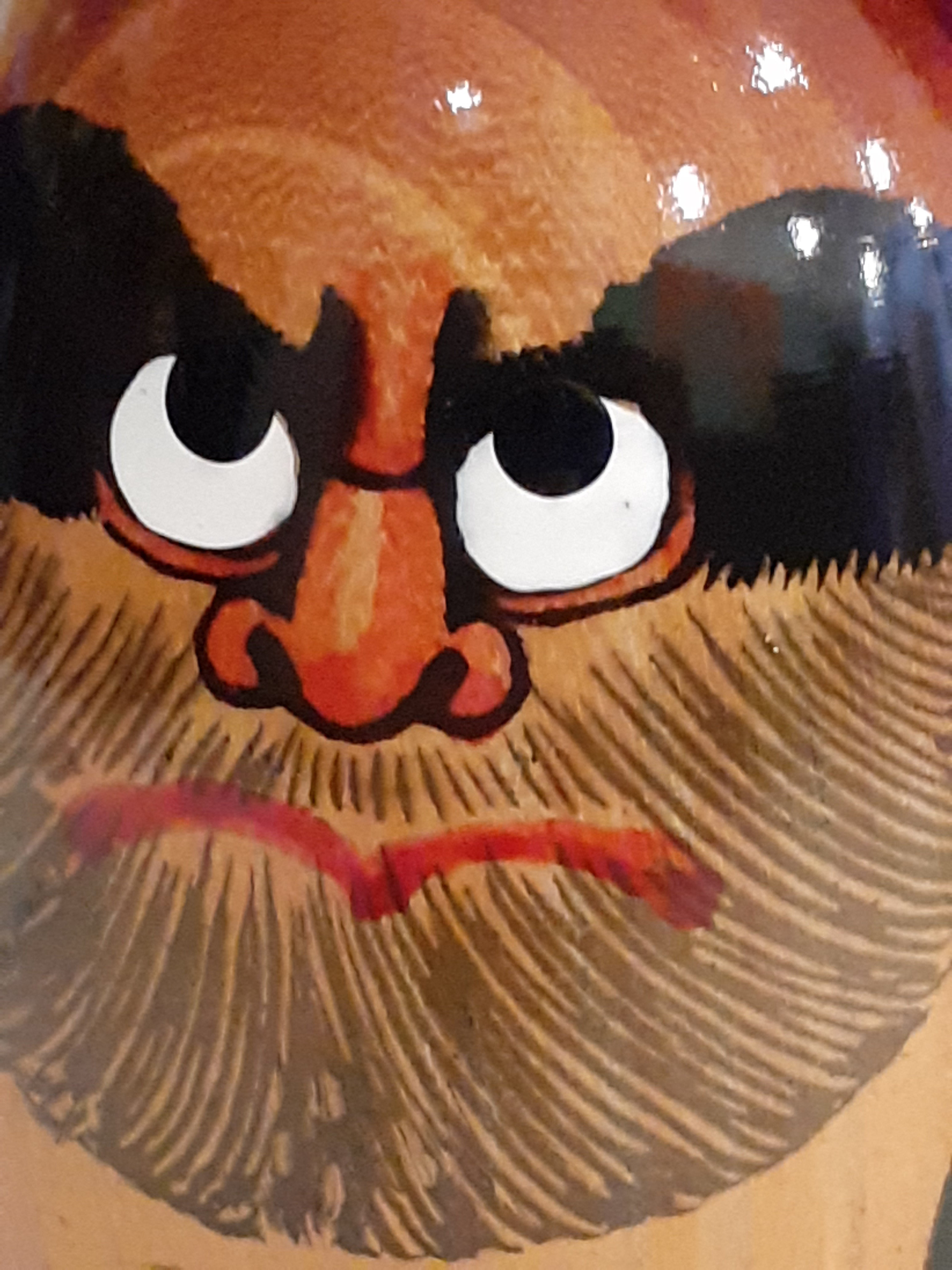 Kokeshi "Daruma" (Bodhidharma)