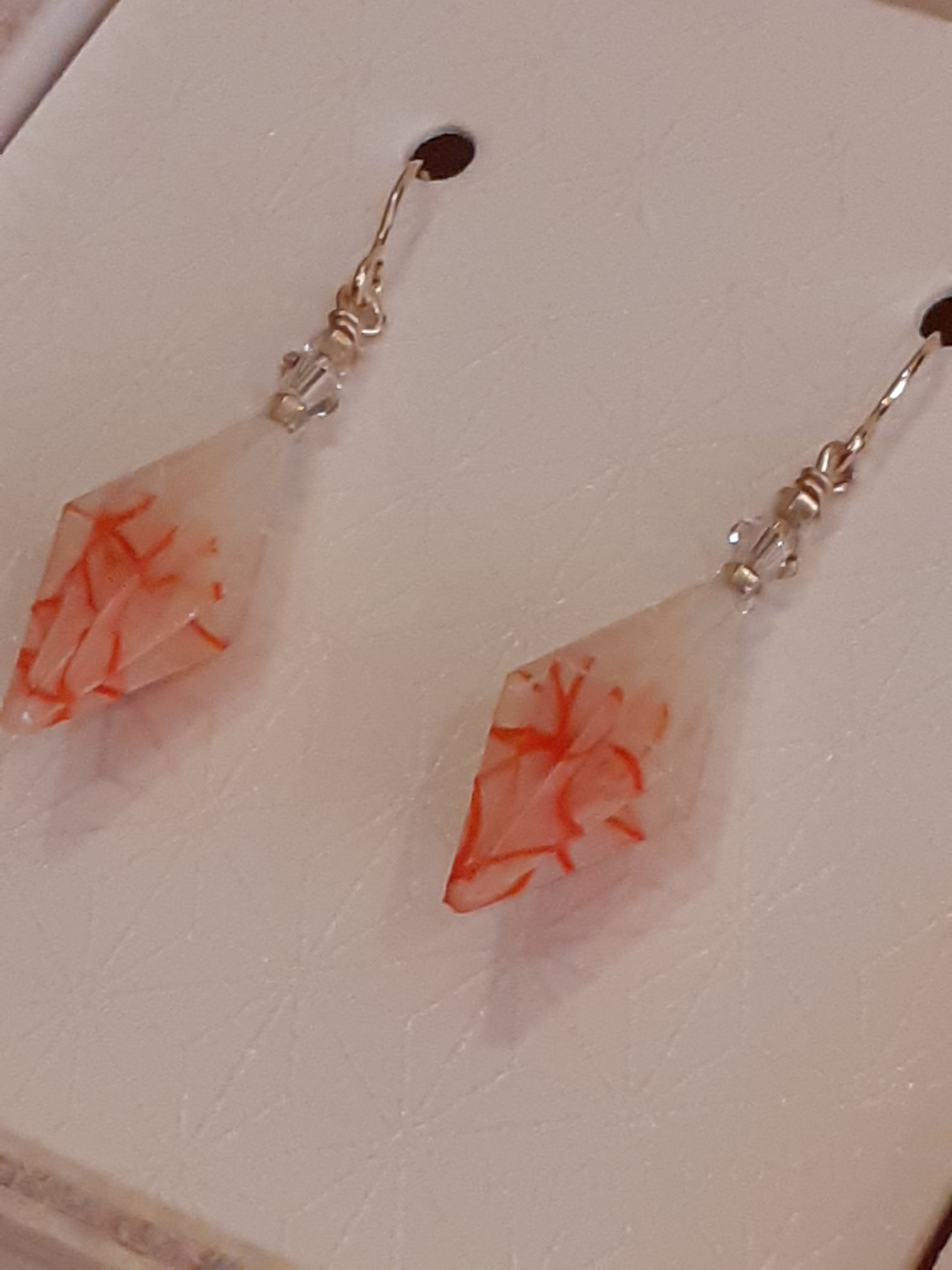 Orecchini "STAR ORANGE"